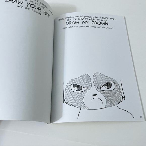 Grumpy Cat's All About Miserable Me A Doodle Journal Book - Picture 10 of 13